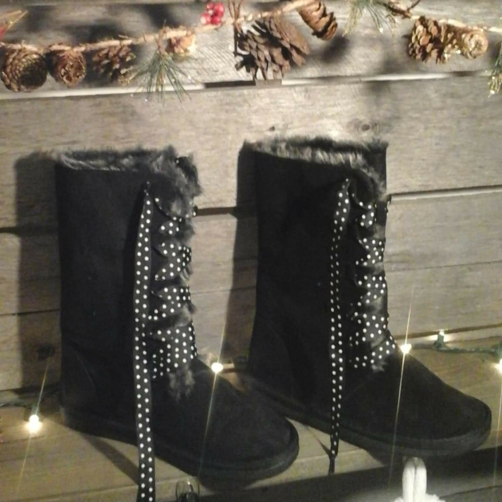 JustFab Fuzzie Boot